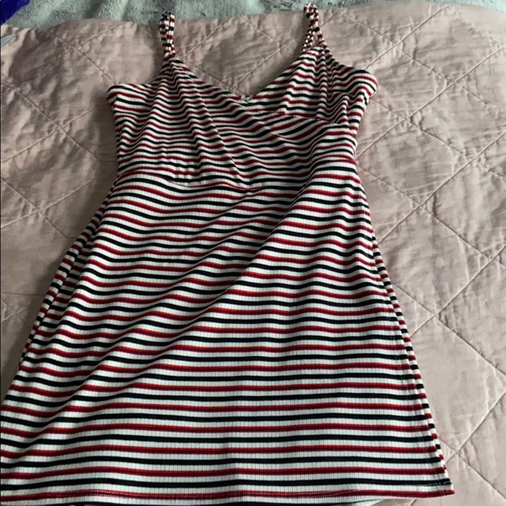 Garage striped dress/skort